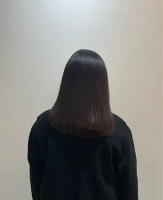 カラー 🎀韓国レイヤー/ 🫧暖色/暗髪カラーのヘアスタイル