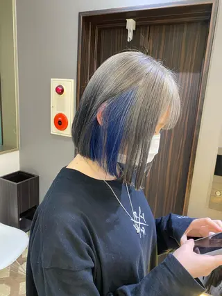 ミディアム カラー jill by gisel＿のヘアスタイル
