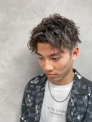 カラー パーマ ヘアアレンジ メンズ 【メンズ専門美容師】 NUMBER.12のヘアスタイル