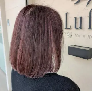 カラー ミディアム 中谷　千鶴 ◎ブリーチカラー得意のヘアスタイル