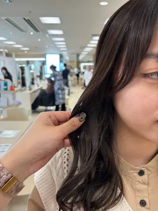 カラー 🎀暖色カラー/透明 感カラー/ひな🎀のヘアスタイル