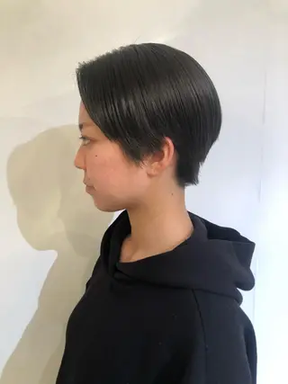 カラー ブリーチカラー🎀 韓国風/寺門美優のヘアスタイル