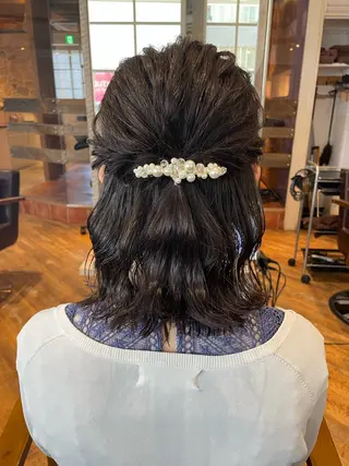 ヘアアレンジ ナチュラル🌿垢抜け 福澤ゆきあのヘアスタイル