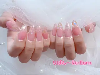 ミディアム りぼん Re:Bonrのネイルデザイン