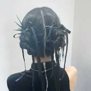 ロング ヘアアレンジ 古沢 みづきのヘアスタイル
