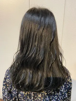 セミロング カラー 髪質改善/森ノ宮/ 美容室/店長杉山慶尚のヘアスタイル