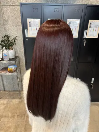 ロング 飛田 真彩のヘアスタイル