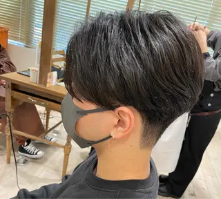 ショート メンズ すげさやか ✨メンズカットパーマのヘアスタイル