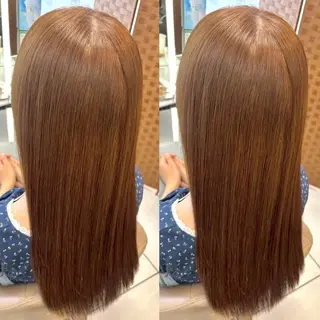 カラー ヘアメ🎀推しカラー 🥣横浜/しほ🧸のヘアスタイル