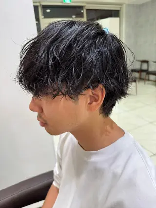 ショート パーマ メンズ メンズパーマ特化/ メッシュ/薫/店長のヘアスタイル