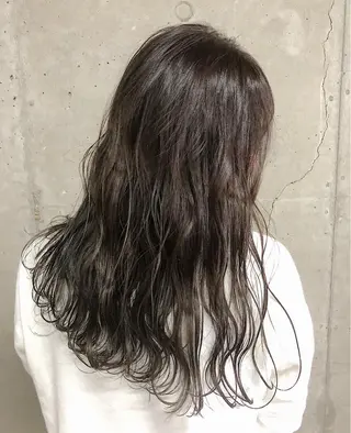 セミロング カラー ノンダメージ髪質改善 カラー💎/KURAのヘアスタイル