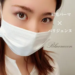 マツエク・マツパ アイブロウ Blue moonのマツエク・マツパデザイン