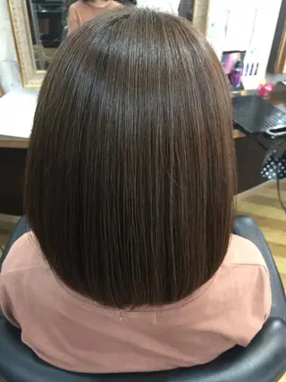 カラー 中山 ルミ子のヘアスタイル