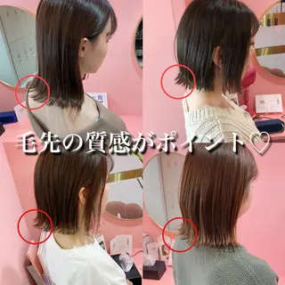 ショート プル艶職人/ にしものヘアスタイル