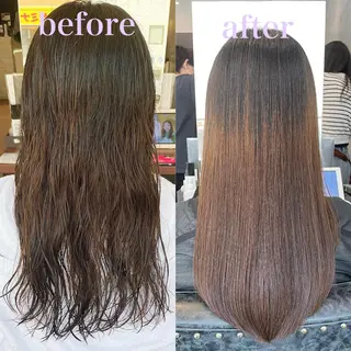 セミロング 西大島美容師 渡部仁太のヘアスタイル