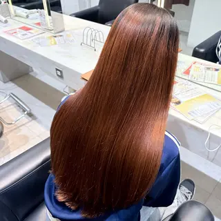 ロング パーマ 縮毛矯正/Wカラー /アレンジ🌙あまにのヘアスタイル