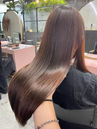 ロング カラー パーマ 江上拓郎/ショート /酸性ストレートのヘアスタイル