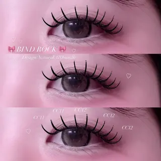 マツエク・マツパ 🎀束感/上下エク/ 𝙍𝙐𝘼 🎀のマツエク・マツパデザイン