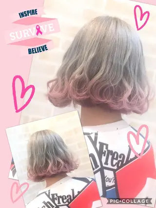 ショート カラー 永島 桜のヘアスタイル