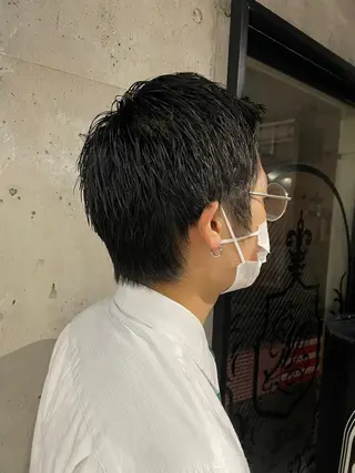 ショート 🔥コテ巻き風 ボブパーマ🔥のヘアスタイル