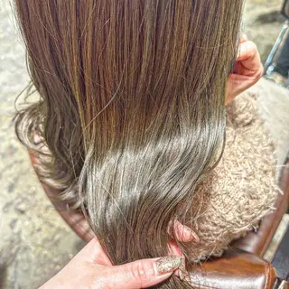 ミディアム カラー ヘアアレンジ 🇰🇷韓国スタイル レイヤー/ayanaのヘアスタイル