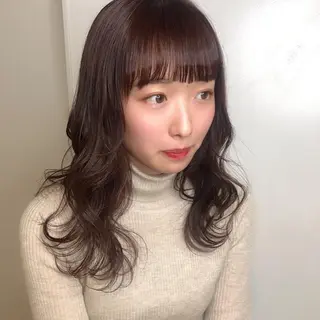 ミディアム カラー ヘアアレンジ マツエク・マツパ 透明感カラー🫧ヘア セット🫧松本菜月の眉毛・アイブロウイメージ