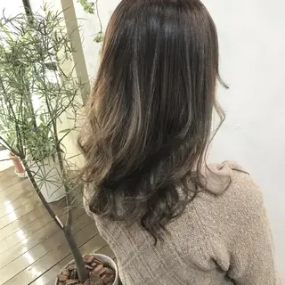 セミロング カラー パーマ ヘアアレンジ メンズ キッズ kobayashi $hogoのヘアスタイル