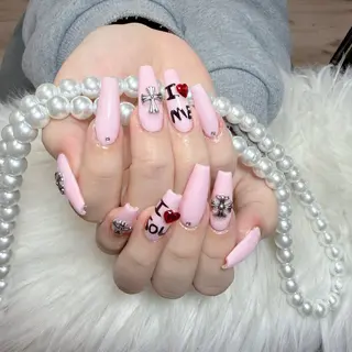 ネイル 🎀nana🫧 ワンホンネイル🎀のネイルデザイン