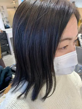 ミディアム カラー ヘアアレンジ ネイル Sia中野新橋 『JUNYA』のヘアスタイル