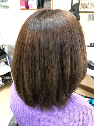 ミディアム カラー 石塚 浩のヘアスタイル