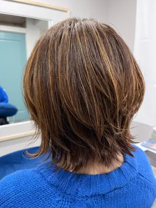 ショート カラー liL  hair サトウリョウタのヘアスタイル