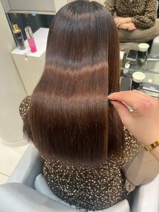 ロング カラー パーマ Above /yoshimiのヘアスタイル