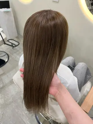 セミロング カラー haruhi/艶髪 ☀️透明感カラーのヘアスタイル