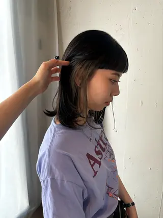 ミディアム 🍒サクラ🍒 /透明感カラー/艶髪のヘアスタイル