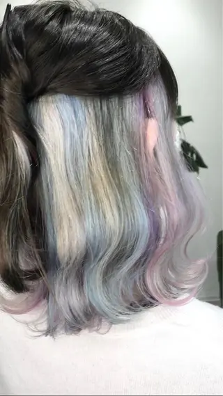 ミディアム カラー LOOP hairのヘアスタイル