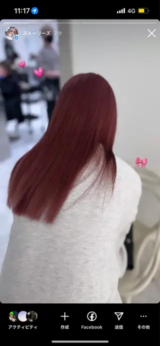 ロング カラー ヘアアレンジ 愛されカラー🩷 はるなのヘアスタイル