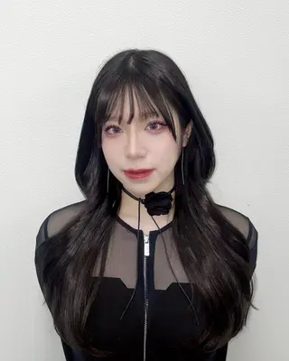 ロング カラー 艶モテ・韓国スタイル 🤍りんのヘアスタイル