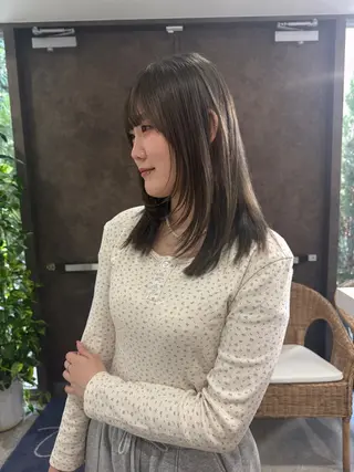 ミディアム 似合わせスタイル☁️ 堀内志茉🍀のヘアスタイル