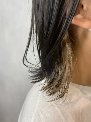 ミディアム カラー 渡辺　亮/ 白髪ぼかし/髪質改善のヘアスタイル