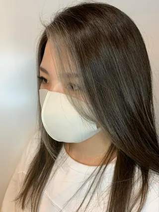 セミロング カラー 勅使河原 裕生 Fiora大森のヘアスタイル