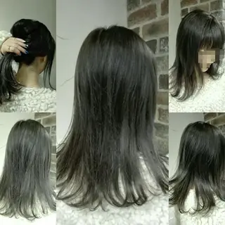 セミロング メンズ ヘアアレンジ キッズ ネイル マツエク・マツパ MEGUMI megumiのヘアスタイル