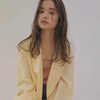 ロング カラー ヘアアレンジ ニュアンスヘア🌔 nanakoのヘアスタイル