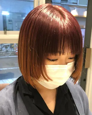 ショート カラーモデル募集中 美容室ハピスのヘアスタイル