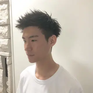 ヘアアレンジ メンズ ainico+所属・メンズ特化✂️栗原 侑也のヘアスタイル