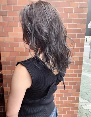 セミロング 丹羽大喜 縮毛矯正/美髪矯正のヘアスタイル