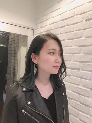 ミディアム ⚪️髪質改善 縮毛 店長 コウ⚪️のヘアスタイル