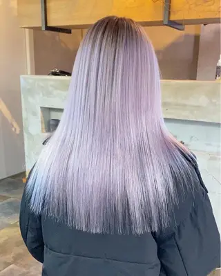 ロング カラー 藤田 清志のヘアスタイル