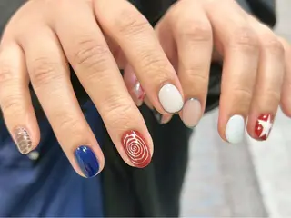 ネイル 💙0203 munimusanのネイルデザイン