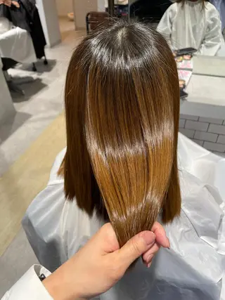 ミディアム 近藤 麻美のヘアスタイル