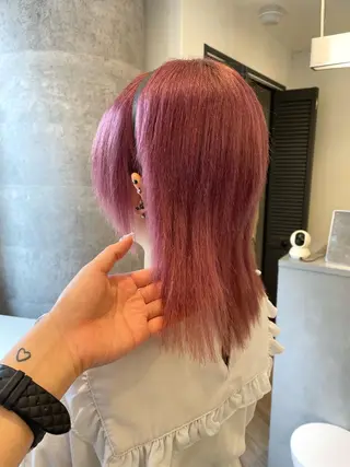 カラー 韓国ハイトーンカラー kana♡のヘアスタイル